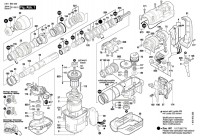 Bosch 3 611 B64 060 GBH 5-40 DCE Rotary Hammer 110 V / GB Spare Parts GBH5-40DCE